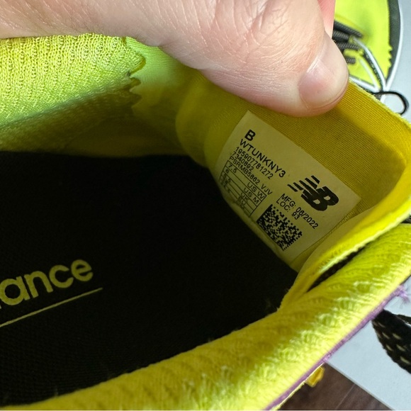 New Balance Lemonade Mystic Purple Fuel Cell Summit Unknown v3 Sneakers - Picture 6 of 8
